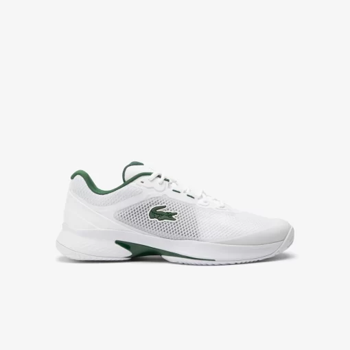 Lacoste Tennis>Herren Tennisschuhe Tech Point White/Dark Green 1R5