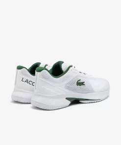 Lacoste Tennis>Herren Tennisschuhe Tech Point White/Dark Green 1R5