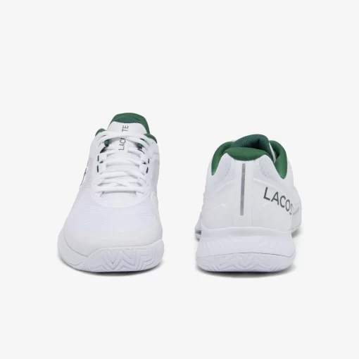 Lacoste Tennis>Herren Tennisschuhe Tech Point White/Dark Green 1R5