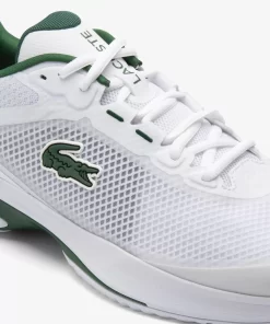 Lacoste Tennis>Herren Tennisschuhe Tech Point White/Dark Green 1R5