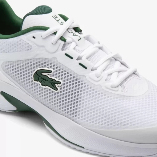 Lacoste Tennis>Herren Tennisschuhe Tech Point White/Dark Green 1R5