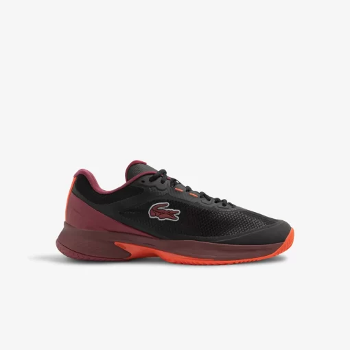 Lacoste Tennis>Herren Tennisschuhe Tech Point Aus Textil Blk/Burg 3X0