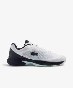 Lacoste Tennis>Herren Tennisschuhe Tech Point Aus Textil White / Navy 042