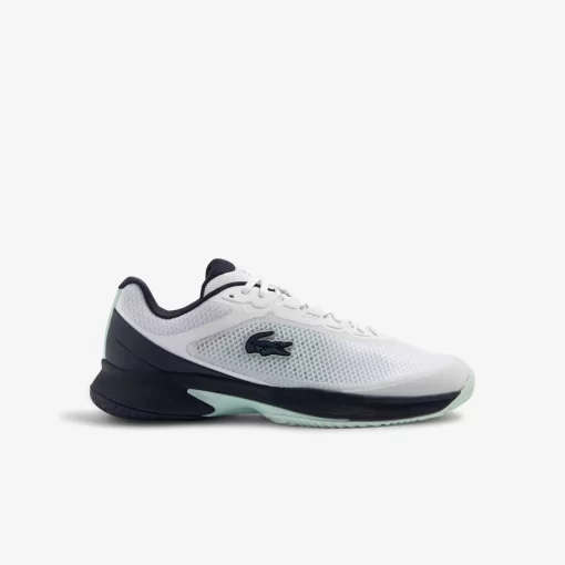 Lacoste Tennis>Herren Tennisschuhe Tech Point Aus Textil White / Navy 042