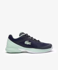 Lacoste Tennis>Herren Tennisschuhe Tech Point Aus Textil Nvy/Lt Trqs 14B