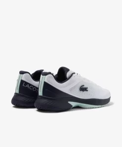 Lacoste Tennis>Herren Tennisschuhe Tech Point Aus Textil White / Navy 042