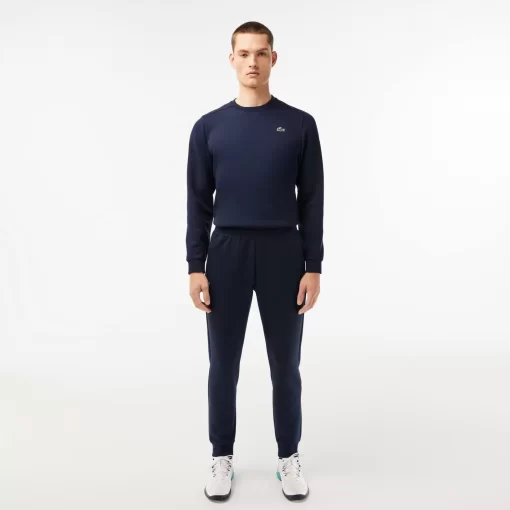 Lacoste Fitnessstudio & Training>Herren Trainingshose Mit Mesh-Einsatz Navy Blau 423