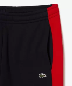 Lacoste Hosen & Shorts>Herren Trainingshosen Mit Logo Und Kontraststreifen Navy Blau / Rot Fzj