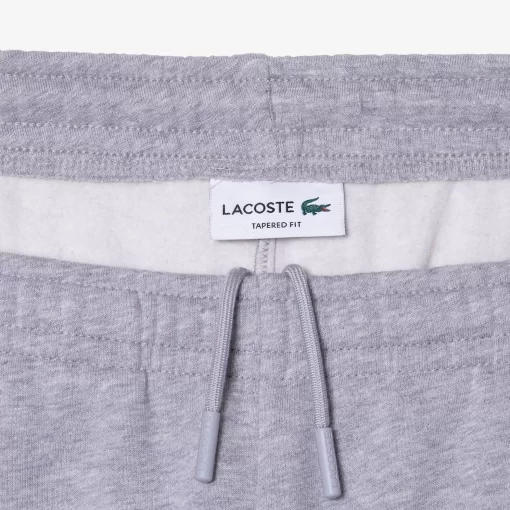 Lacoste Hosen & Shorts>Herren Trainingshosen Mit Logo Und Kontraststreifen Heidekraut Grau / Weis Bg3