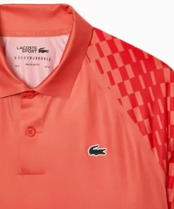 Lacoste Tennis>Herren Trikolor-Poloshirt Tennis X Novak Djokovic Orange / Rot / Orange Xij