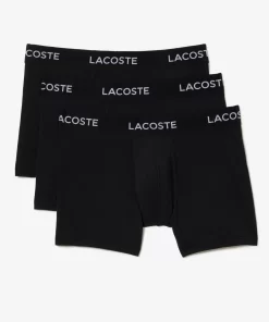 Lacoste Unterwäsche & Loungewear>Herren Trunks Aus Mikrofaser Im 3Er-Pack Schwarz 031