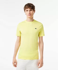 Lacoste Fitnessstudio & Training>Herren T-Shirt Aus Jersey Mit Stretch Sport Neongelb Tuk