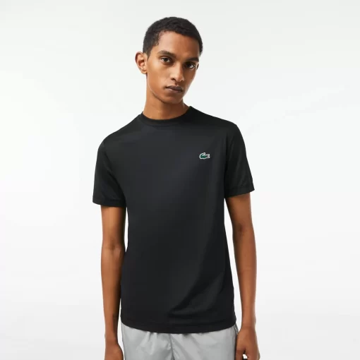 Lacoste Fitnessstudio & Training>Herren T-Shirt Aus Jersey Mit Stretch Sport Schwarz 031