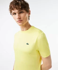 Lacoste Fitnessstudio & Training>Herren T-Shirt Aus Jersey Mit Stretch Sport Neongelb Tuk