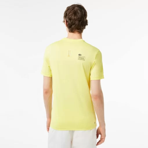 Lacoste Fitnessstudio & Training>Herren T-Shirt Aus Jersey Mit Stretch Sport Neongelb Tuk