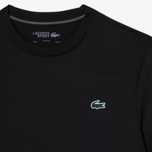 Lacoste Fitnessstudio & Training>Herren T-Shirt Aus Jersey Mit Stretch Sport Schwarz 031