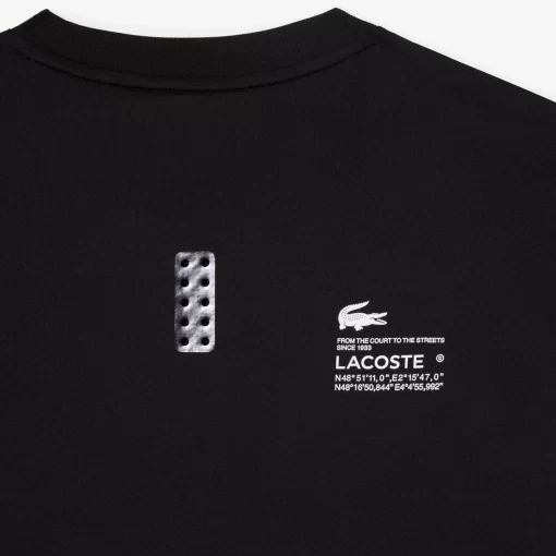 Lacoste Fitnessstudio & Training>Herren T-Shirt Aus Jersey Mit Stretch Sport Schwarz 031