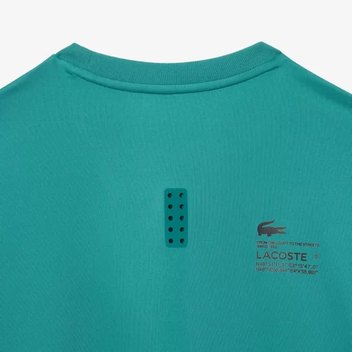 Lacoste Fitnessstudio & Training>Herren T-Shirt Aus Jersey Mit Stretch Sport Blau Si0