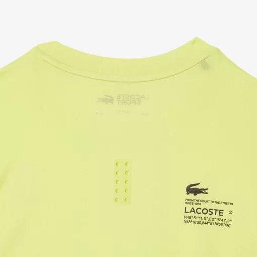 Lacoste Fitnessstudio & Training>Herren T-Shirt Aus Jersey Mit Stretch Sport Neongelb Tuk