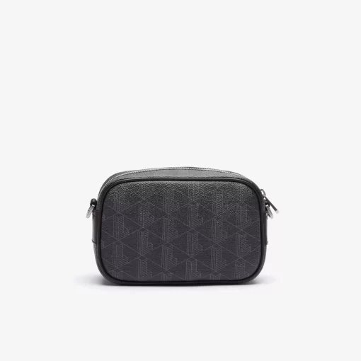 Lacoste Umhangetaschen & Gürteltaschen>Herren Umhangetasche The Blend Aus Canvas Monogram Noir Gris H45