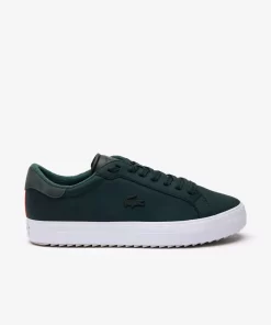 Lacoste Outdoor>Herren Winter-Outdoor-Sneakers Powercourt Aus Leder Dk Grn/Wht 2D2