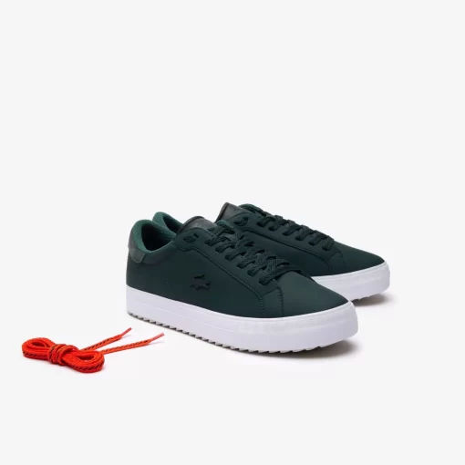 Lacoste Outdoor>Herren Winter-Outdoor-Sneakers Powercourt Aus Leder Dk Grn/Wht 2D2