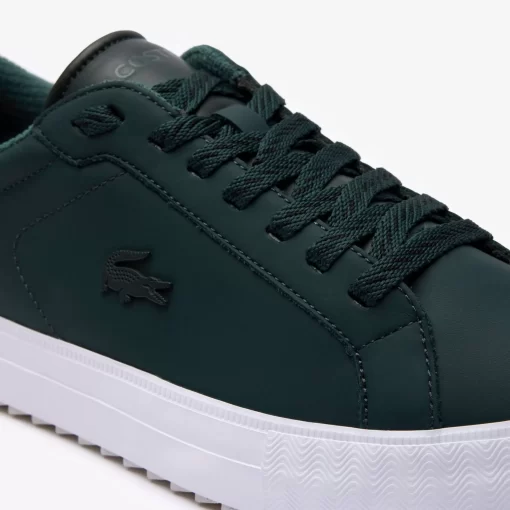 Lacoste Outdoor>Herren Winter-Outdoor-Sneakers Powercourt Aus Leder Dk Grn/Wht 2D2