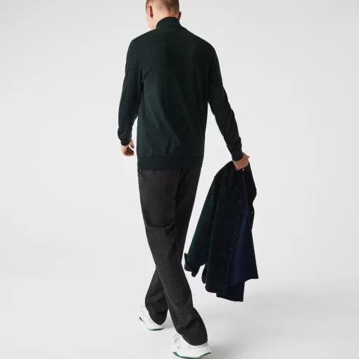 Lacoste Pullover>Herren Woll-Pullover Mit Rollkragen Sinople Grun Yzp