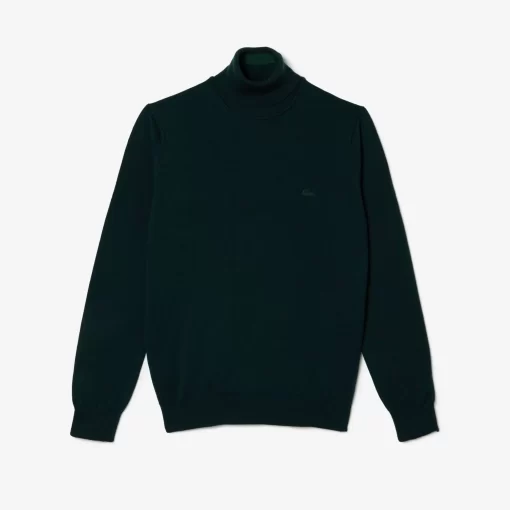 Lacoste Pullover>Herren Woll-Pullover Mit Rollkragen Sinople Grun Yzp