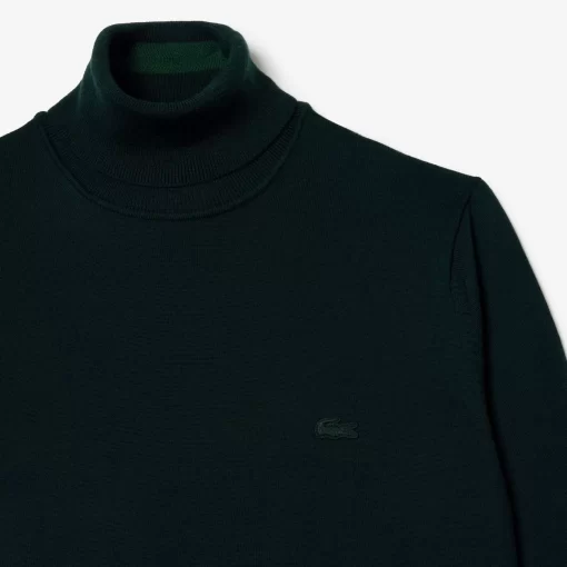 Lacoste Pullover>Herren Woll-Pullover Mit Rollkragen Sinople Grun Yzp