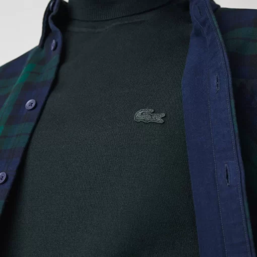 Lacoste Pullover>Herren Woll-Pullover Mit Rollkragen Sinople Grun Yzp