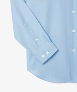 Lacoste Hemden>Herren-Hemd Aus Baumwolle Pastellblau Hbp