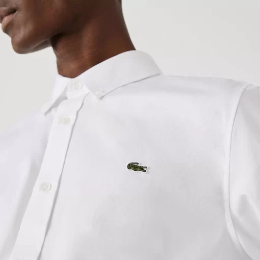 Lacoste Hemden>Herren-Hemd Aus Premium-Baumwolle Weis 001