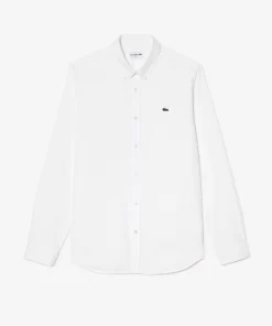 Lacoste Hemden>Herren-Hemd Aus Premium-Baumwolle Weis 001