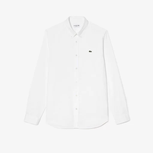 Lacoste Hemden>Herren-Hemd Aus Premium-Baumwolle Weis 001