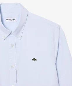 Lacoste Hemden>Herren-Hemd Aus Premium-Baumwolle Pastellblau Hbp