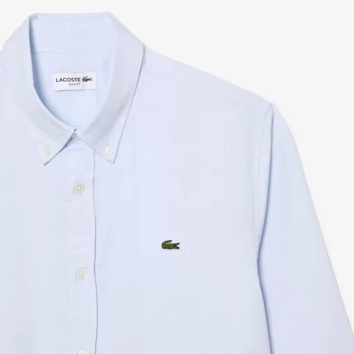 Lacoste Hemden>Herren-Hemd Aus Premium-Baumwolle Pastellblau Hbp