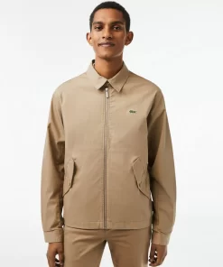 Lacoste Jacken & Mäntel>Herren-Jacke Aus Bio-Baumwoll-Gabardine Beige Cb8