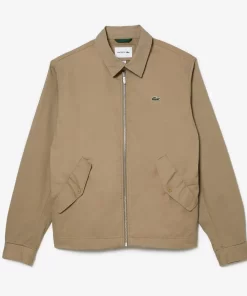 Lacoste Jacken & Mäntel>Herren-Jacke Aus Bio-Baumwoll-Gabardine Beige Cb8