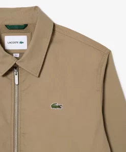 Lacoste Jacken & Mäntel>Herren-Jacke Aus Bio-Baumwoll-Gabardine Beige Cb8