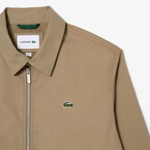 Lacoste Jacken & Mäntel>Herren-Jacke Aus Bio-Baumwoll-Gabardine Beige Cb8