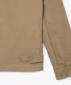 Lacoste Jacken & Mäntel>Herren-Jacke Aus Bio-Baumwoll-Gabardine Beige Cb8