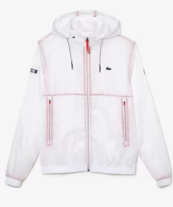 Lacoste Tennis>Herren-Jacke Tennis X Novak Djokovic Weis 001