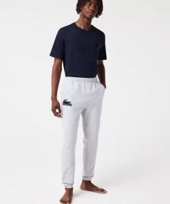 Lacoste Unterwäsche & Loungewear>Herren-Jogginghosen Aus Baumwoll-Fleece-Mischung Heidekraut Grau / Grun Y9K