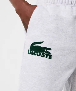 Lacoste Unterwäsche & Loungewear>Herren-Jogginghosen Aus Baumwoll-Fleece-Mischung Heidekraut Grau / Grun Y9K