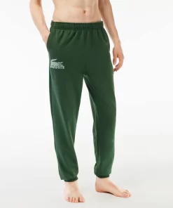 Lacoste Unterwäsche & Loungewear>Herren-Jogginghosen Aus Baumwoll-Fleece-Mischung Dunkelgrun / Grun Riv