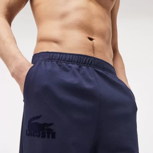 Lacoste Unterwäsche & Loungewear>Herren-Jogginghosen Aus Baumwoll-Fleece-Mischung Navy Blau 423