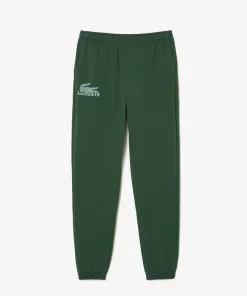 Lacoste Unterwäsche & Loungewear>Herren-Jogginghosen Aus Baumwoll-Fleece-Mischung Dunkelgrun / Grun Riv