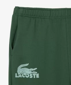 Lacoste Unterwäsche & Loungewear>Herren-Jogginghosen Aus Baumwoll-Fleece-Mischung Dunkelgrun / Grun Riv