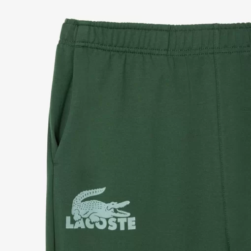 Lacoste Unterwäsche & Loungewear>Herren-Jogginghosen Aus Baumwoll-Fleece-Mischung Dunkelgrun / Grun Riv